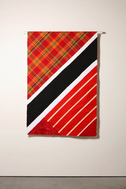 Trinité-et-Tobago - Drapeau réalisé à partir...