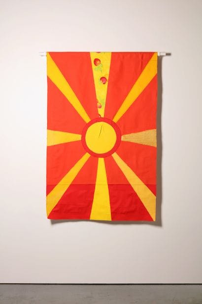 Macédoine du Nord - Drapeau réalisé à partir...