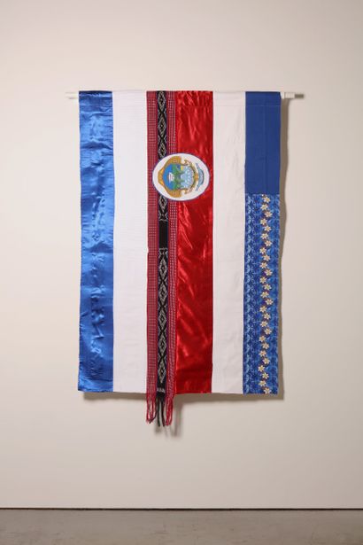 Costa Rica - Drapeau réalisé à partir de...