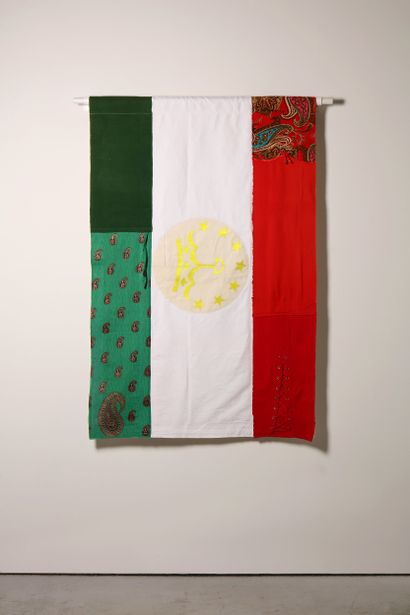 Tadjikistan - Drapeau réalisé à partir de...