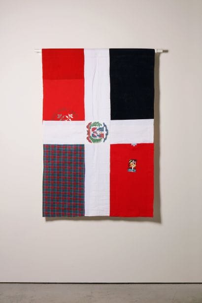 République dominicaine - Drapeau réalisé...