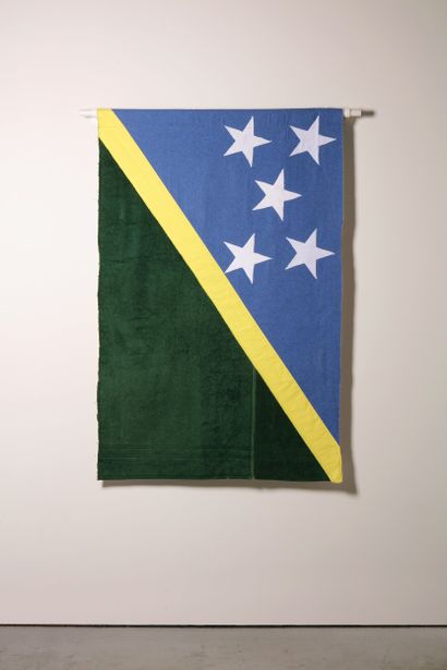 Iles Salomon - Drapeau réalisé à partir de...