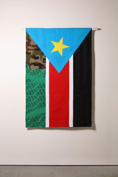 Soudan du Sud - Drapeau réalisé à partir...