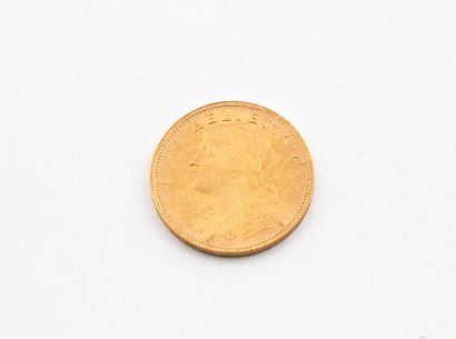 SWITZERLAND
A 20-franc gold coin.
Helvetia.
1947....