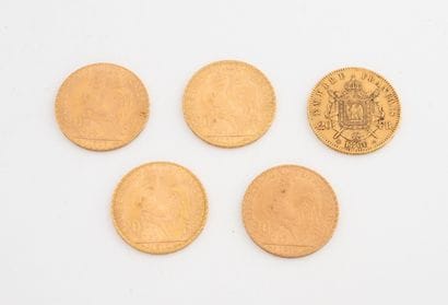 FRANCE
Set of five coins consisting of:
-...