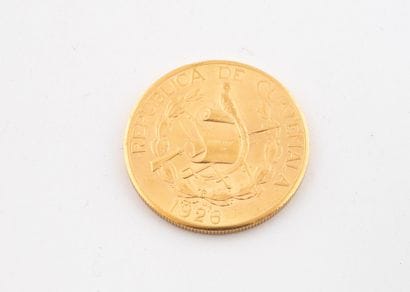 GUATEMALA
A 20-quetzal gold coin.
1926.
Weight:...