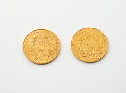 FRANCE
Two 20-franc gold coins.
Ceres, Second...