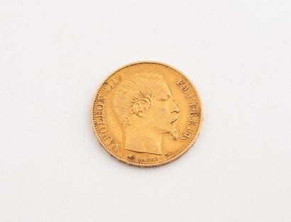 FRANCE
A 20-franc gold coin.
Napoleon III,...