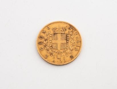 ITALY
A 20-lire coin.
Victor Emmanuel.
1863.
Weight:...