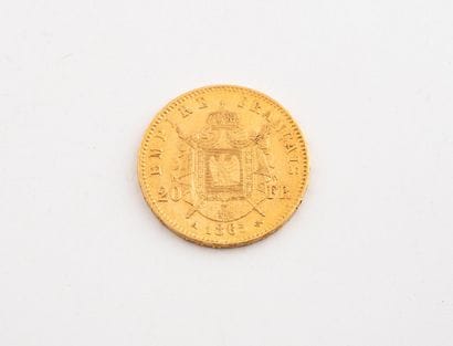 FRANCE
20-franc gold coin.
Napoleon III,...