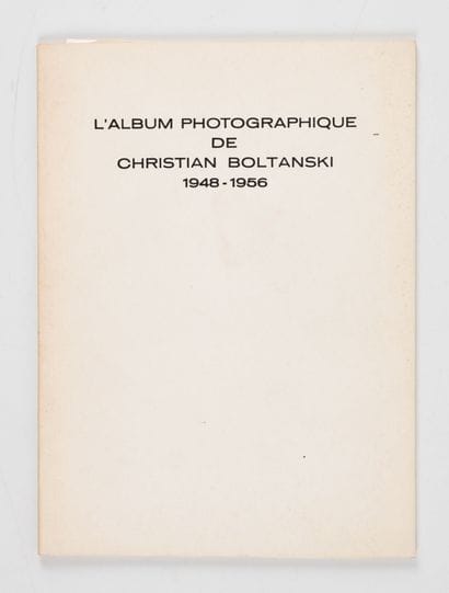 BOLTANSKI (Christian).
L'album photographique...