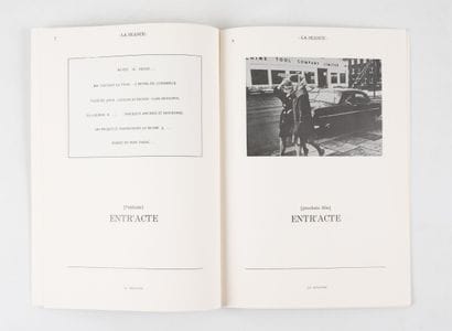 BROODTHAERS (Marcel). 
La séance. Racisme...