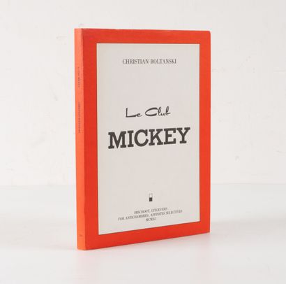 BOLTANSKI (Christian).
Le club Mickey. Imshoot,...