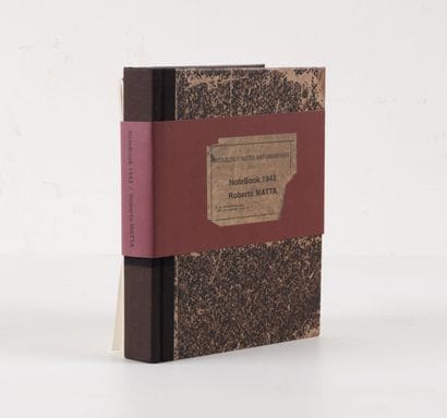 MATTA (Roberto). 
NoteBook 1943. Santiago,...