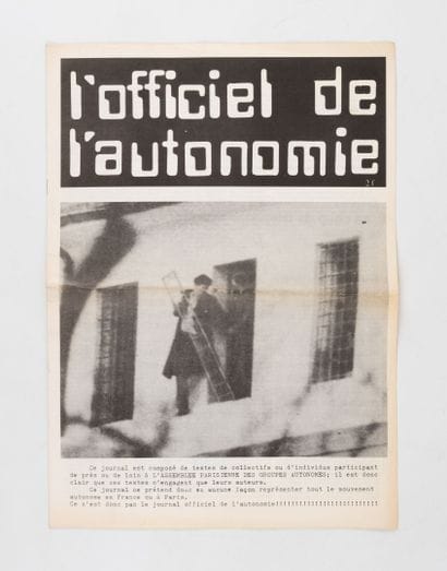 L'Officiel de l'autonomie. 
November 1977....