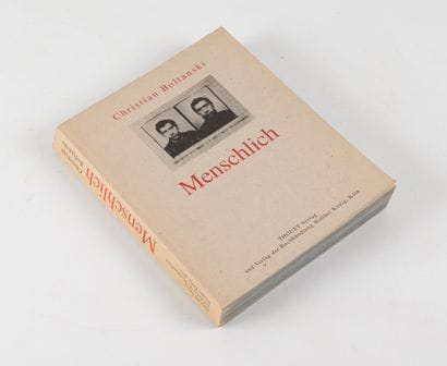 BOLTANSKI (Christian).
Menschlich. Köln,...