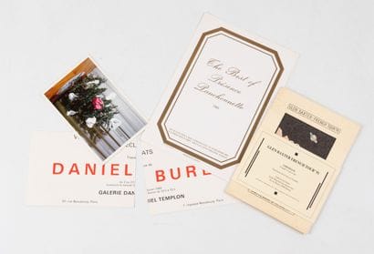 INVITATION CARD - OPENING RECEPTION:
Glen...