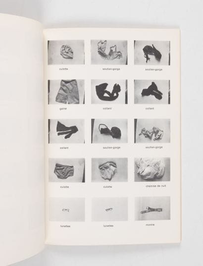 BOLTANSKI (Christian).
Inventaire des objets...