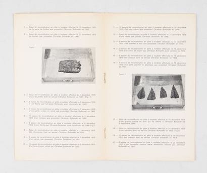 BOLTANSKI (Christian).
Catalogue. Essais...