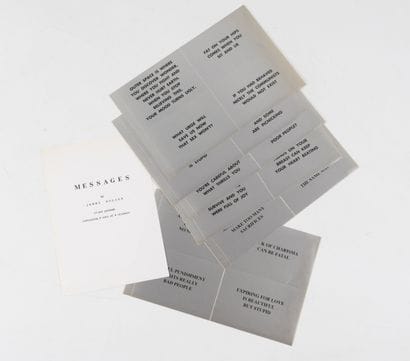 HOLZER (Jenny). 
Messages (6 sets of 4 stickers)....