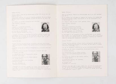 FILLIOU (Robert) & PFEUFER (Joachim). 
1/2...