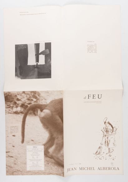 ALBEROLA (Jean-Michel).
Feu n°1. Paris, Daviot,...