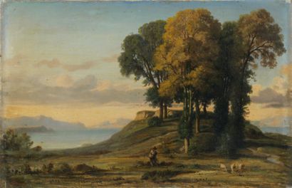 Louis CABAT (1812-1893)
« Paysans dans la...
