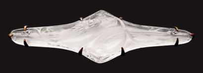 RENE LALIQUE (1860-1945)
Broche « Deux faisans...