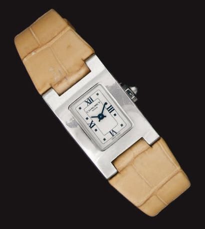 CHAUMET
Montre bracelet de dame en acier,...