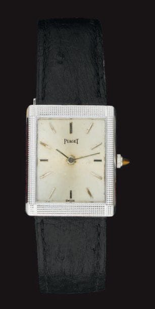 PIAGET
Montre bracelet d'homme en or gris...