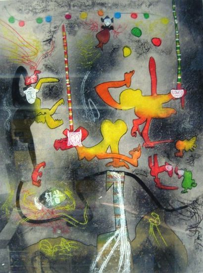 ROBERTO MATTA (1911-2002)
«Composition »,...