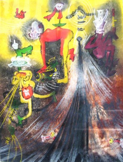 ROBERTO MATTA (1911-2002)
« Composition »,...