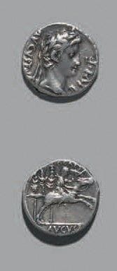 Auguste (27 av. - 143 ap. J.-C) Denier. Sa...