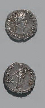 Nerva (96-98) Denier. Sa tête laurée à droite....
