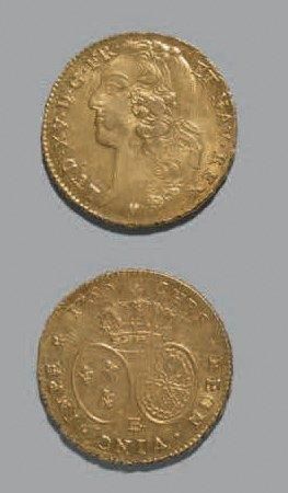 Louis XV (1715-1774) Double Louis d'or au...