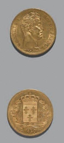 Charles X (1824-1830) 40 Francs or, 1830...