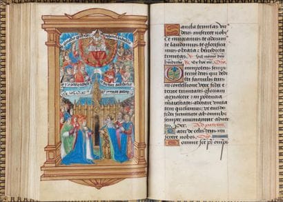 HEURES de la Vierge Marie. Manuscrit en latin...