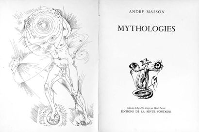 MASSON (andré)
Mythologies. Paris, La Revue...