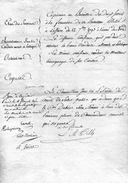 RÉVOLUTION FRANÇAISE. Réunion de trois pièces...