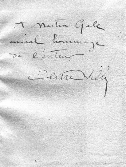 COLETTE (Gabrielle Sidonie)
Dialogue de Bêtes....