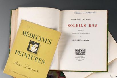 LIMBOUR (Georges)
Soleils Bas. Poèmes illustrés...