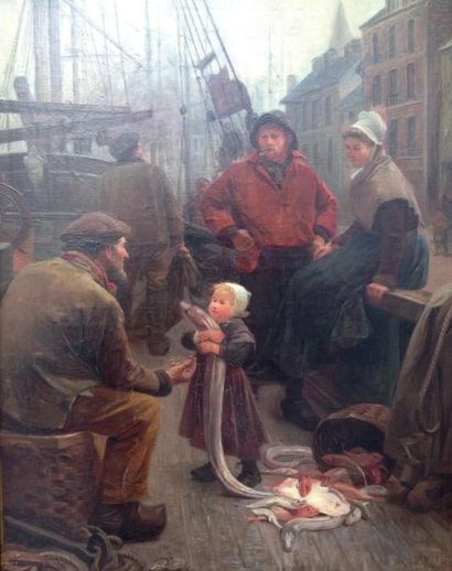 Albert DEMAREST (1848-1906)
Le retour de...