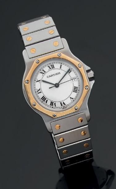 CARTIER
SANTOS OCTOGONALE'' Montre bracelet...