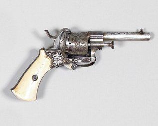 Revolver à broche système Lefaucheux, six...