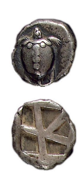 EGINE (480-456 av. J.-C.)
Statère. 12,22...