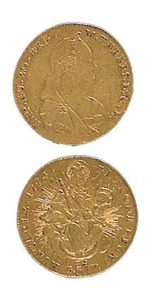 Marie-Thérèse (1740-1780). Ducat d'or 1774....