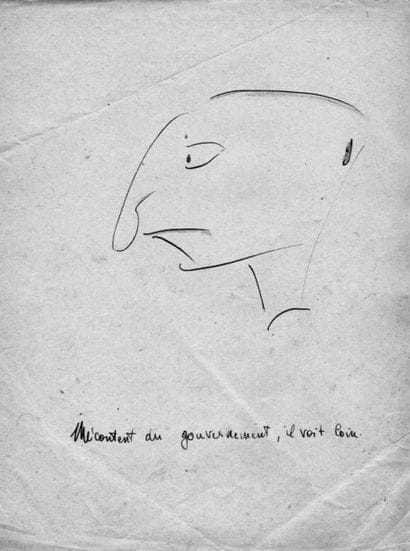 Jean-Paul SARTRE
ALBUM de 24 DESSINS originaux...