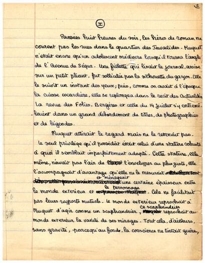 Antoine BLONDIN (1922-1991)
MANUSCRIT autographe...