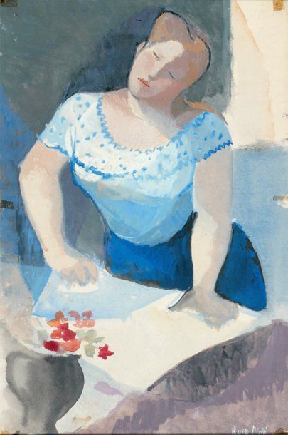 Manolo RUIZ-PIPO (1929-1998)
Carnaval. Aquarelle...