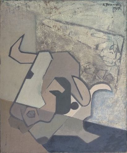 André BEAUDIN (1895-1979)
Tête de taureau,...
